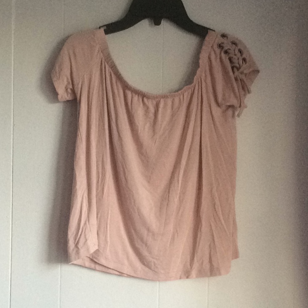 Women’s S blush pink blouse